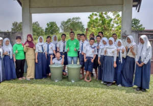 Tree planting at school