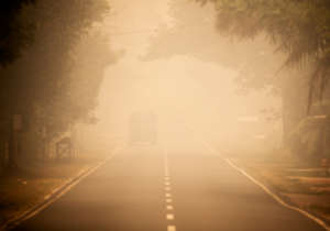 Decreased visibility on the roads