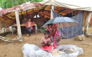 Dried Nutrition Food Packet Distribution