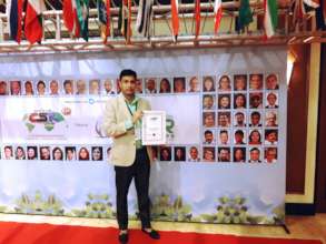 RSKS CEO Receiving Global NGO Leadership award