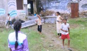Pathshala children Playing Badminton