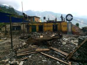 Bhadrakali school was devastated by the earthquake