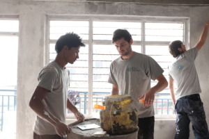 Of course our volunteers were there to help too