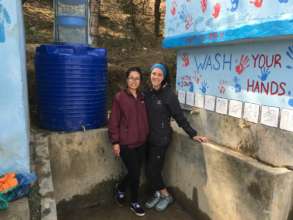 Sarah (right) increased our Santa Krishna impacts