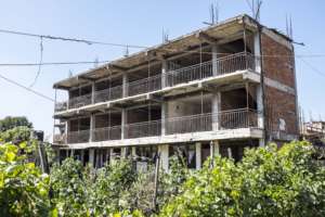 We're repairing permanent classrooms like these