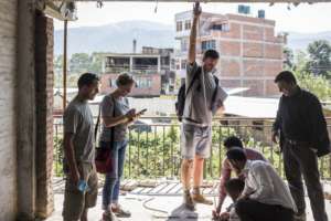 We're working hand in hand with local people
