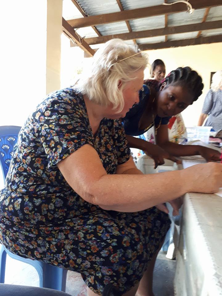 Mireille & Gill planning more sewing workshops