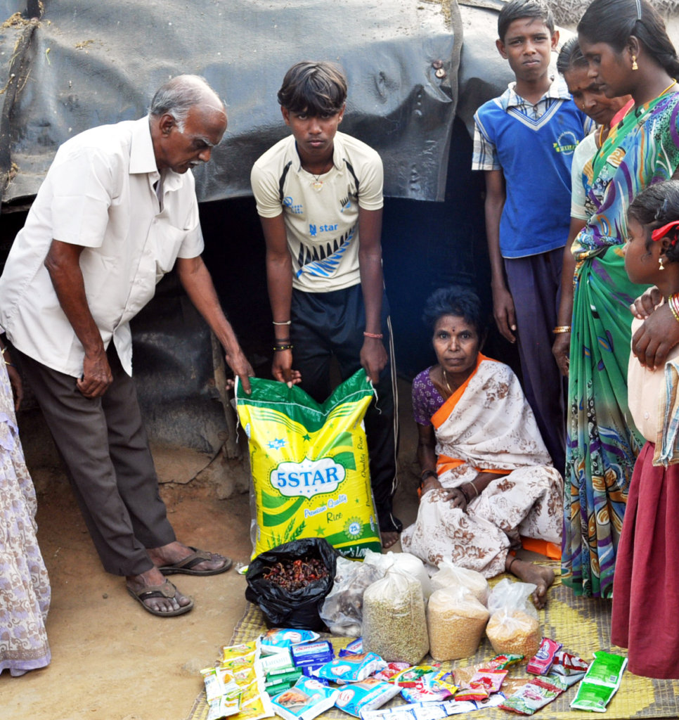 Help to provide food grocries to neglected elders
