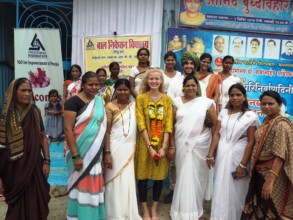 Photo with Women trainees on day of inauguration