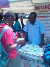 Retrak's stall at the conference