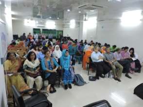 Attendees at the master class in Dhaka