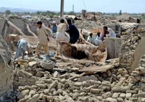 Earth Quick affected village