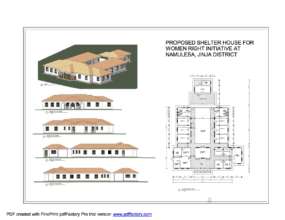 Architectural design of the shelter