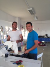 Some of our Sewing Center workers