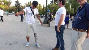 New Leg  for Young Man