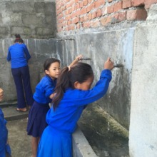 The gift of water at Praja Lower Secondary
