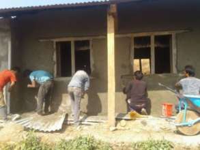 Nawajiwan Primary School during maintenance work