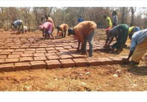 Bricks making