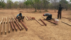 Youth in Zeze learning carpentry