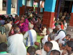 Community members attending the program