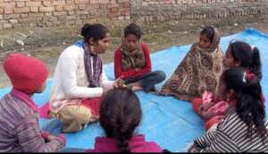 Anjali imparting girls with life-skills education