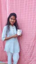 Girl Icon with the Gullak/ Piggy Bank