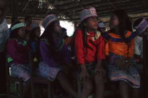 Leaders of tomorrow in Santa Clara de Uchunya.