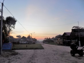 Sunset in the native community of Paohyan