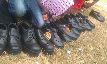 15 kids need New school shoes in Uganda