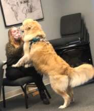 Aspen engaging with one of our advocates!