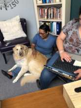 Aspen working with Advocates Sylvia & Natalie.