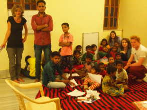 Some of the children at the health camp