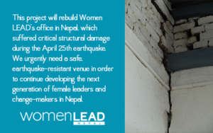 Rebuild Women LEAD's Home in Nepal