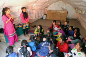 UNFPA tells girls about dangers of child marriage