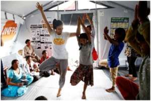 Women and girls use Female Friendly Spaces