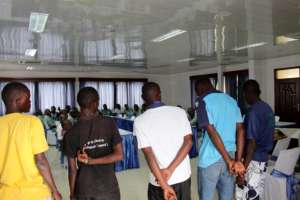 Our amazing young men in challenging the Police!