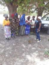 Cooperative members greeting CBG coordinator