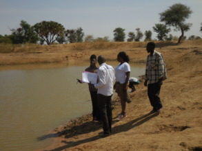 CBG local team visiting the water bouli in Djomga