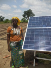 Drip Irrigation system powered by solar energy