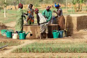 Kamsi Women's Cooperative Using Well Water