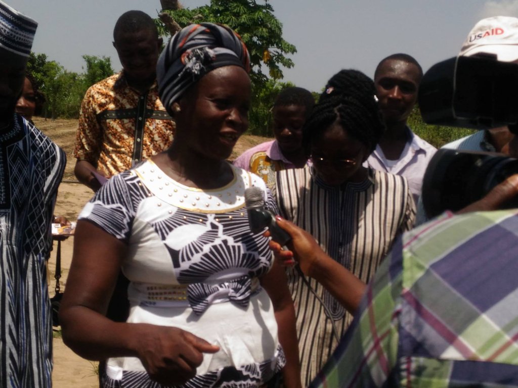interview of the president of women groupment