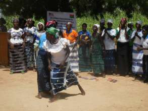 dance  for celebrating the success of the project