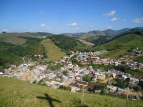 View of Rosario da Limeira - 7 reforestation plots