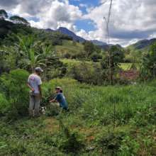 Deilson and his future forest nursery