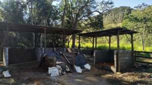 Upgraded composting area at the nursery