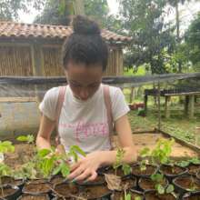 Nursery apprentice with seed house