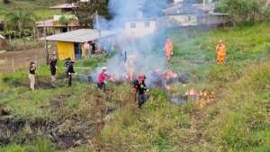 Putting out the fire