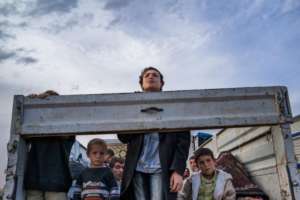 Syrian Kurdish refugee children