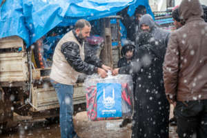 winter clothes distribution in Aleppo/Syria