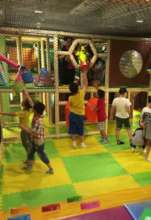 Having fun running around!